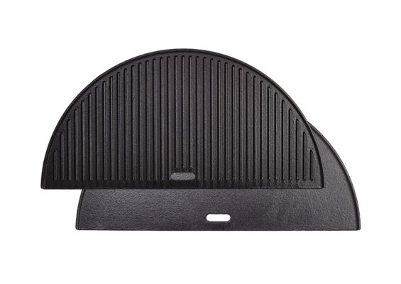 Kamado Joe | Half Moon Cast Iron Reversible Griddle Classic Joe