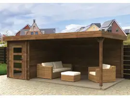 Fonteyn | Tuinhuis Jasmijn 550x300 | HG bruin