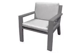 Borek | Loungestoel Viking met Wielen | Antraciet