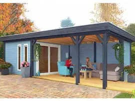 Lugarde | Tuinhuis met overkapping PS13