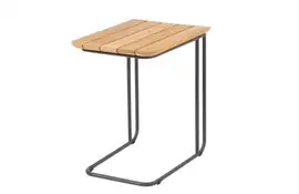 4 Seasons Outdoor | Bijzettafel Verdi Teak 50 x 35 x 45 cm