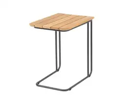 4 Seasons Outdoor | Bijzettafel Verdi Teak 50 x 35 x 45 cm