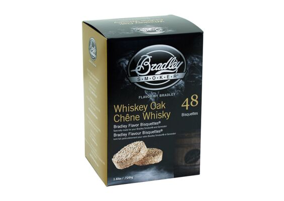 Bradley Smoker | Bisquettes Whiskey Eiken | 48 Stuks