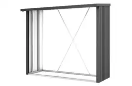 Biohort | Houtopslag Woodstock 230 | Donkergrijs-Metallic
