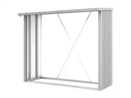 Biohort | Houtopslag Woodstock 230 | Zilver-Metallic