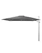 4 Seasons Outdoor | Zweefparasol Siesta Premium 300 x 300 cm | Wit-Charcoal