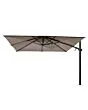 4 Seasons Outdoor | Zweefparasol Siesta Premium 300 x 300 cm | Wit-Charcoal