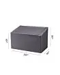 AeroCover | Loungebankhoes Hoge Rug 200 x 90 x 65/90(h) cm