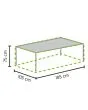Winza | Tafelhoes Premium 185 x 105 x 75 cm