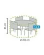 Winza | Tuinsethoes Premium Ø200 x 85 cm