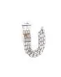 Platinum | Ketting Schalm 4 mm | Lang 200 cm | RVS