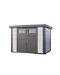 Telluria | Tuinhuis Classico 3024 | Wit-Antraciet