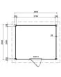 Fonteyn | Tuinhuis Coco 300 x 250 Exclusief