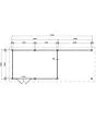 Fonteyn | Tuinhuis Rosalie met Overkapping 700 x 250 Exclusief