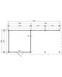Fonteyn | Tuinhuis Lynn met Overkapping 700 x 300 Exclusief