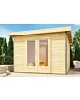 Karibu | Mainburg 1 Sauna Set A | Kachel 9 kW Externe Bediening