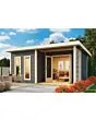 Karibu | Mainburg 5 Sauna Set A Terragrijs | Kachel 9 kW Externe Bediening