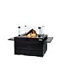 Happy Cocooning | Terrashaard Vierkant Teak Black | Zwart