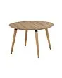 Hartman | Tuintafel Sophie Studio Teak Ø120 cm | Carbon Black