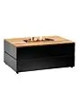 Cosi | Vuurhaard Cosipure 120 | Black Frame | Teak Top