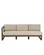 Apple Bee | Loungebank Antigua 3-zits Links | Coastal Teak