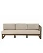 Apple Bee | Loungebank Antigua 3-zits Rechts | Coastal Teak
