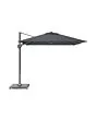 Platinum | Zweefparasol Voyager T² 270 x 270 cm | Faded Black
