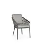 SUNS | Tuinstoel Nappa | MRG | Cross Weaving | Light Anthracite Mixed Weave