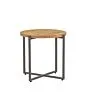Apple Bee | Koffietafel Condor Ø54 x 50(h) cm | Taupe-Teak