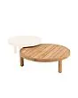 4 Seasons Outdoor | Koffietafel Finn Teak Ø80 cm x 25(h) cm