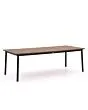 Apple Bee | Tuintafel Milou 240 x 100 cm | Teak-Black (Nieuw)