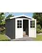 Outdoor Life Products | Tuinhuis Ingo 230 x 175 | Gecoat | Carbon Grey-Wit