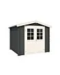 Outdoor Life Products | Tuinhuis Ingo 230 x 175 | Gecoat | Carbon Grey-Wit