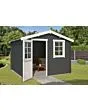Outdoor Life Products | Tuinhuis Nina 275 x 230 | Gecoat | Carbon Grey-Wit