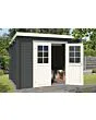 Outdoor Life Products | Tuinhuis Nadia 275 x 175 | Gecoat | Carbon Grey-Wit