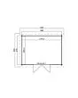 Outdoor Life Products | Tuinhuis Mikkel 380 x 275 | Gecoat | Platinum Grey-Wit