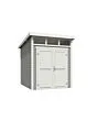 Outdoor Life Products | Tuinhuis Kibo 2 - 200 x 250 | Gecoat | Platinum Grey-Wit