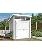 Outdoor Life Products | Tuinhuis Kibo 2 - 200 x 250 | Gecoat | Platinum Grey-Wit