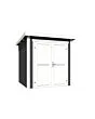 Outdoor Life Products | Tuinhuis Sara 200 x 200 | Gecoat | Carbon Grey-Wit