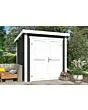 Outdoor Life Products | Tuinhuis Sara 200 x 200 | Gecoat | Carbon Grey-Wit