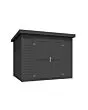 Outdoor Life Products | Tuinhuis Mila 250 x 200 | Gecoat | Carbon Grey