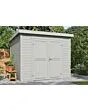 Outdoor Life Products | Tuinhuis Mila 250 x 250 | Gecoat | Platinum Grey