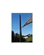 Platinum | Paal met Flex Oog 7 x 7 x 250 cm | Antraciet