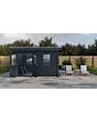 Lugarde Select Modern | Tuinhuis Bodegraven 388 x 300 | Zwart Geolied