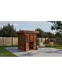 Lugarde Select Modern | Tuinhuis Den Haag 200 x 200 | Bruin Geolied