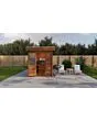 Lugarde Select Modern | Tuinhuis Den Haag 200 x 200 | Bruin Geolied