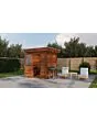 Lugarde Select Modern | Tuinhuis Den Haag 200 x 200 | Bruin Geolied