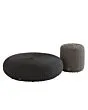 4 Seasons Outdoor | Poef Muffin Ø 40 cm | Antraciet