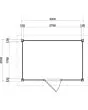 Lugarde Select Modern | Tuinhuis Hoeven 300 x 200 | Onbehandeld