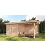 Lugarde Select Modern | Tuinhuis Tilburg met Veranda Rechts 300 + 300 x 250 | Onbehandeld